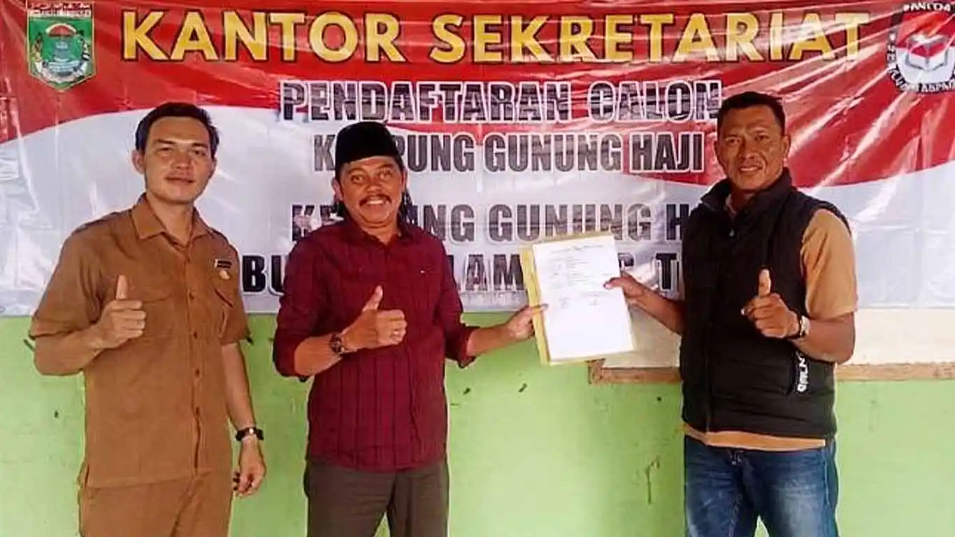 Suhardi Nyatakan Siap Maju dan Bangun Kampung Gunung Haji