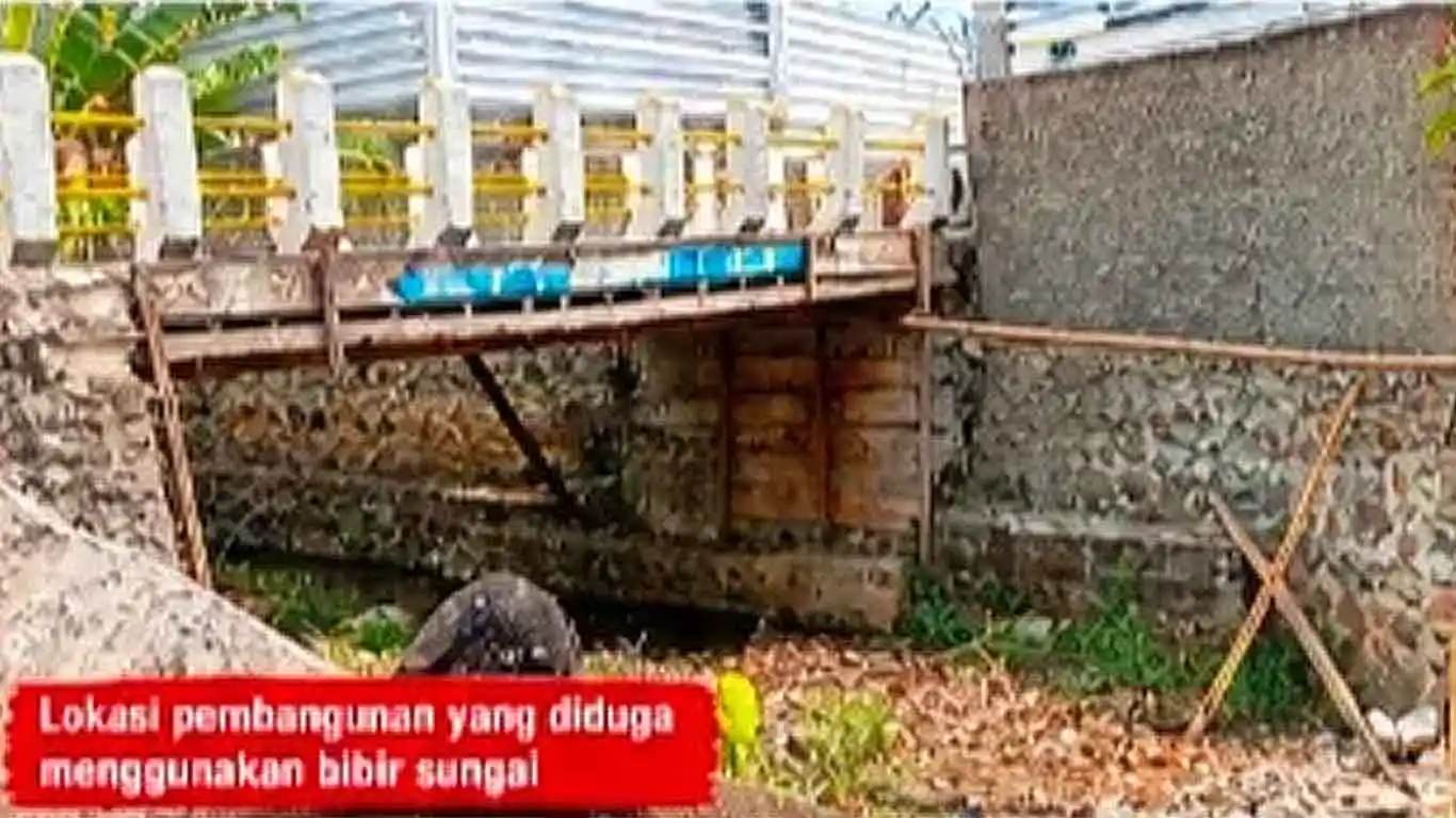 Tindaklanjuti Aduan Warga, LSM HARIMAU Cek Dugaan Bangunan di Sempadan Sungai