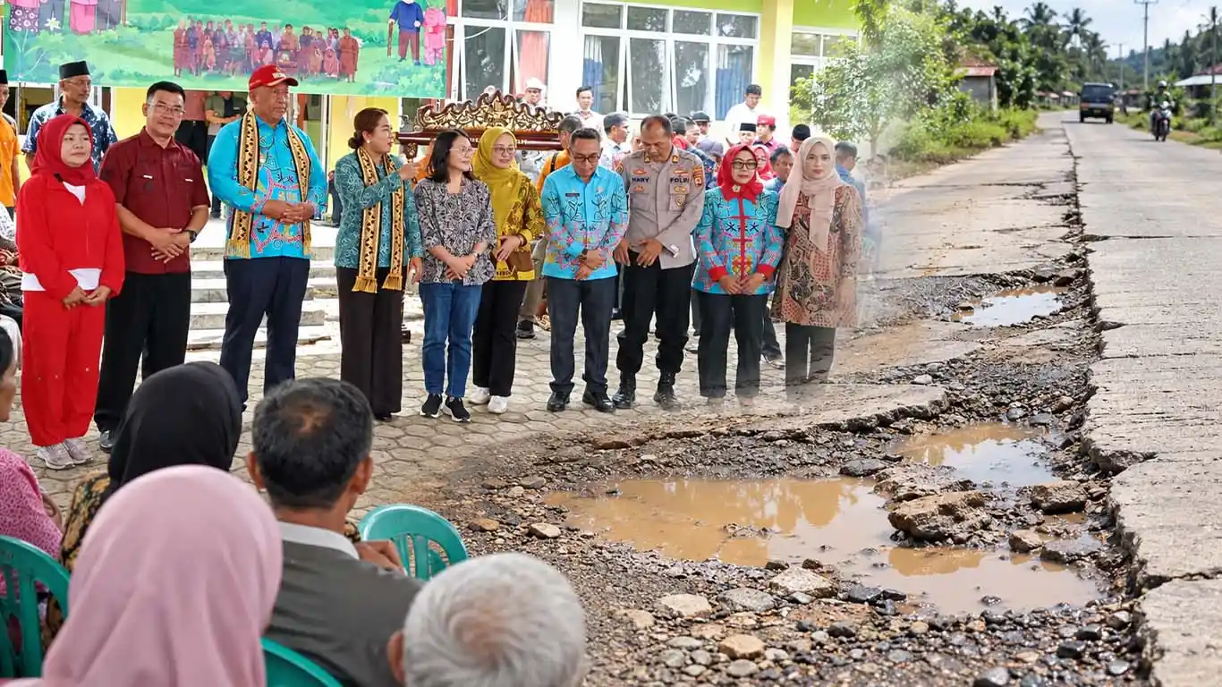 Aliansi 7 Kampung Soroti Jalan Bandar Sari–Payung Rejo, Pemkab Lampung Tengah Didorong Beri Kepastian