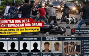Bentrokan Warga Di Tanjung Lubuk OKI Tewaskan Dua Orang, Dua Lainnya Luka
