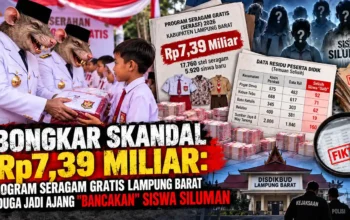 Bongkar Skandal Rp7,39 Miliar: Program Seragam Gratis Lampung Barat Diduga Jadi Ajang “Bancakan” Siswa Siluman