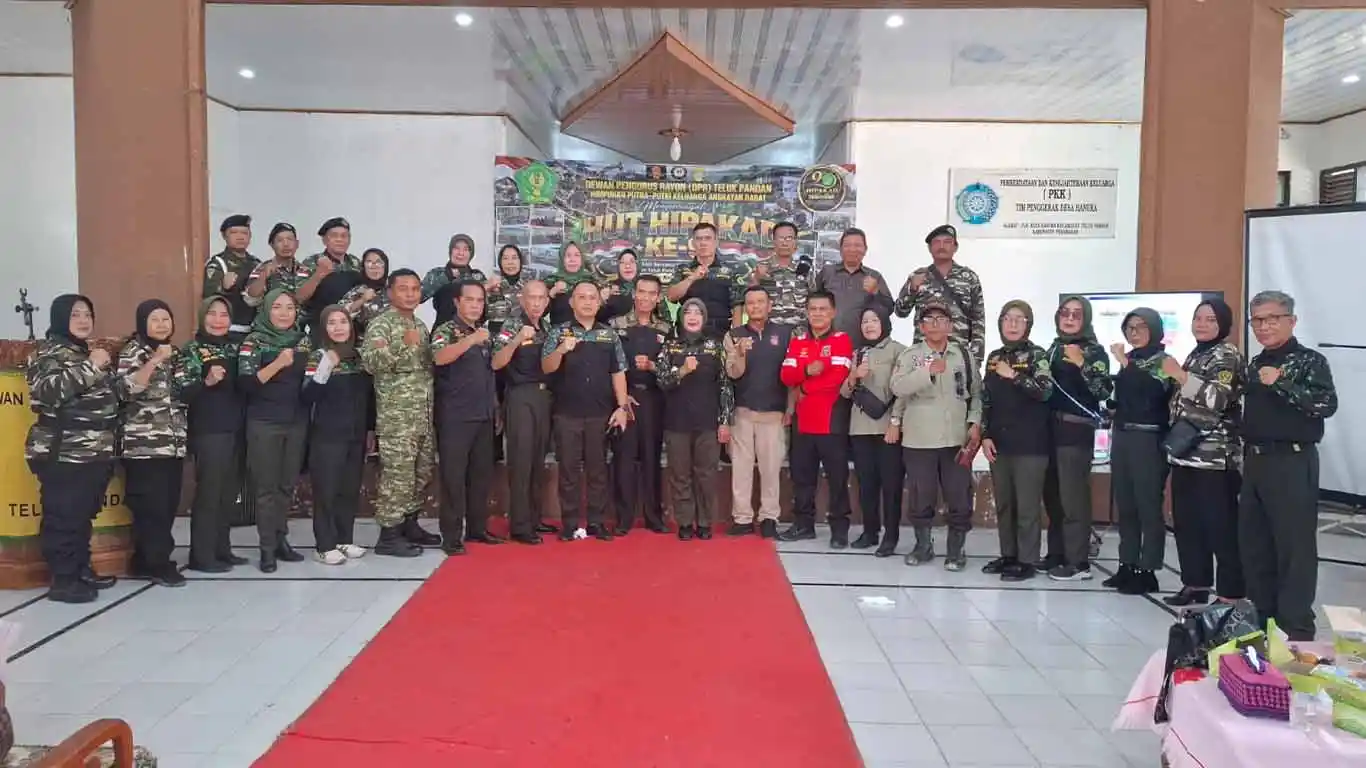HUT ke-9, HIPAKAD Teluk Pandan Dorong Sinergi Warga Hadapi Bencana