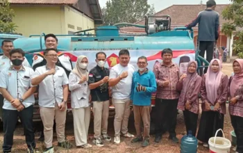 Hari Kedua Gerindra Peduli Salurkan Bantuan Air Bersih untuk Warga OKI