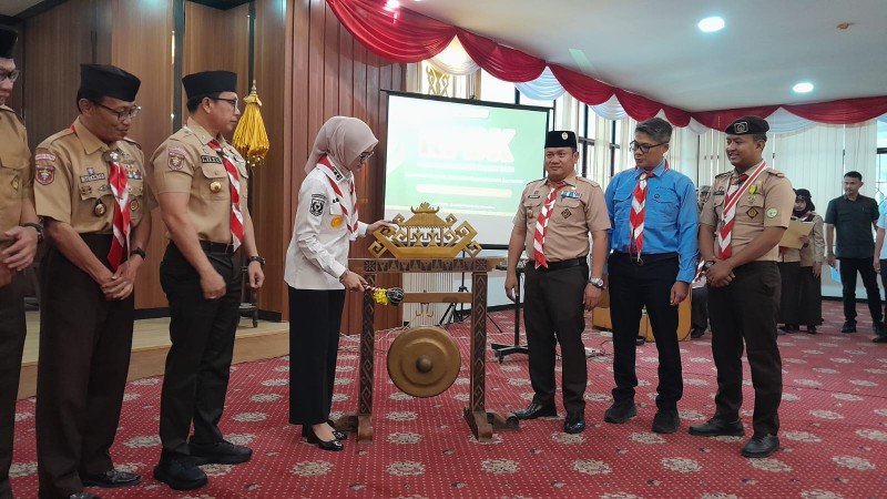 Wagub Jihan Cetak Pramuka Garda Perubahan
