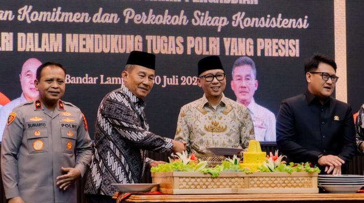 Gubernur Apresiasi Semangat Pengabdian Purnawirawan Polri dalam Menjaga Stabilitas Lampung