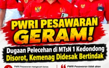 PWRI Pesawaran Buka Posko Pengaduan, Dugaan Pelecehan di MTsN 1 Kedondong Diminta Diusut Tuntas