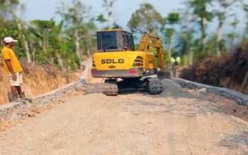 Jalan Ulu Semong–Petai Kayu Tanggamus Dibeton 270 Meter, Anggaran Rp1,67 Miliar