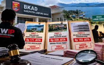 KWIP Soroti Tiga Paket Pengadaan di BKAD Lampung Barat, Nilainya Hampir Rp600 Juta