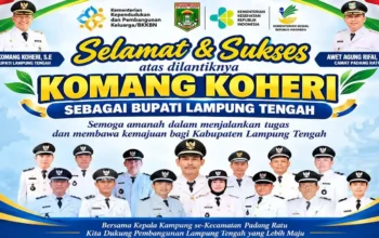 Kakam se-Kecamatan Padang Ratu Ucapkan Selamat atas Pelantikan Komang Koheri sebagai Bupati Lampung Tengah