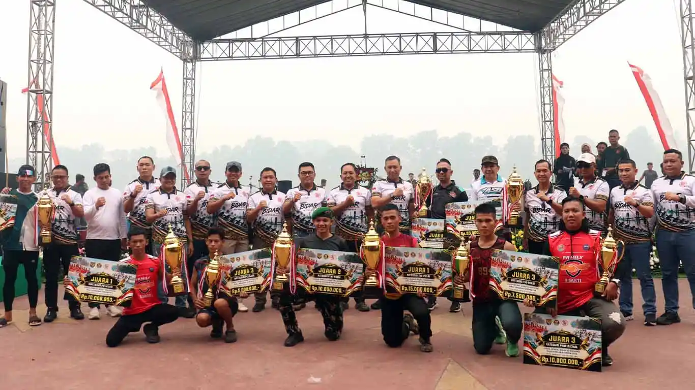 Kodim 0402/OKI-OI Borong Prestasi di Lomba Bidar Piala Pangdam II/Sriwijaya