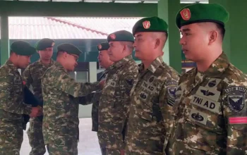 Kodim 0402 OKI-OI Gelar Korps Kenaikan Pangkat Personel Periode 1 Oktober 2026