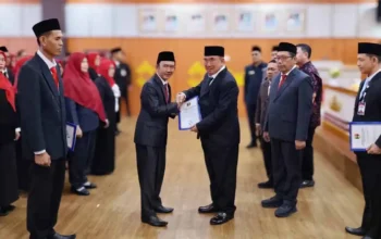 Lantik 47 Kepala Sekolah, Bupati Tanggamus Tegaskan Jabatan Bukan Untuk Diperjualbelikan