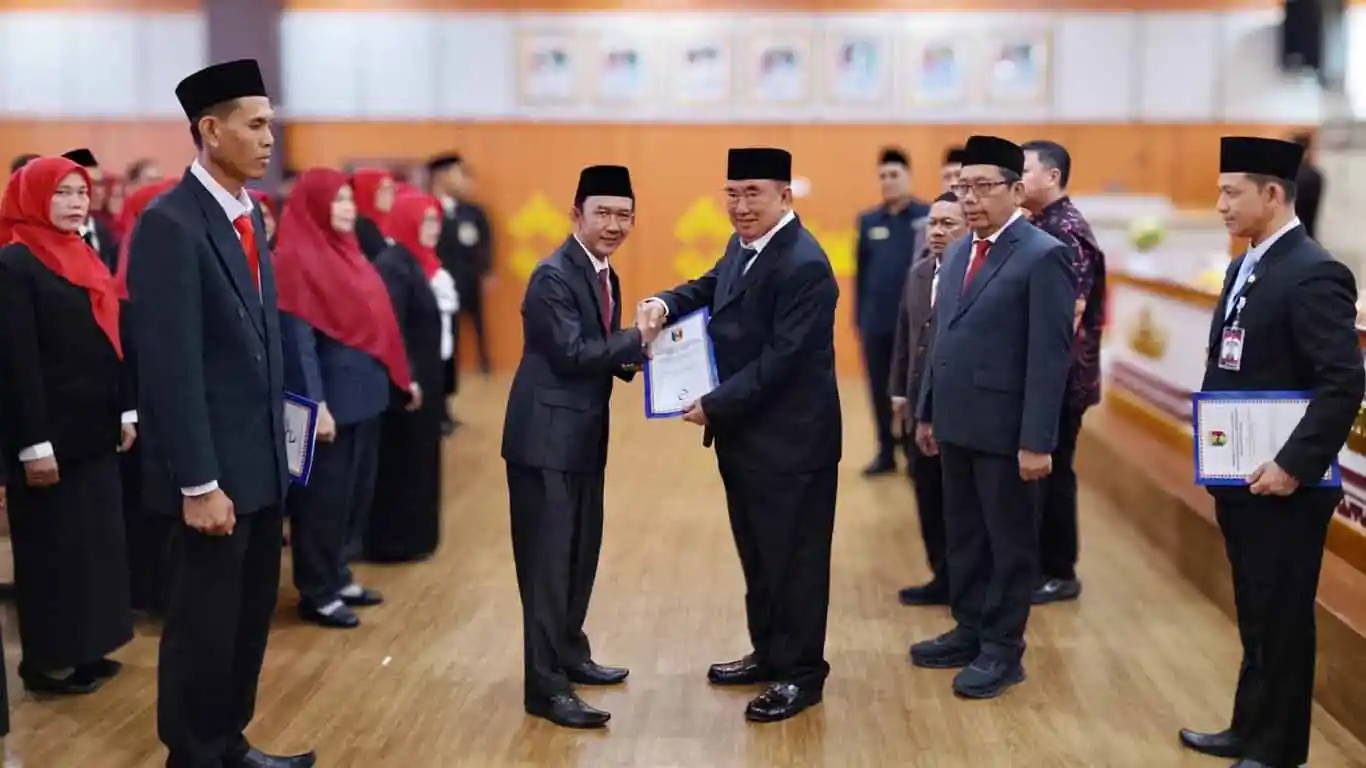 Lantik 47 Kepala Sekolah, Bupati Tanggamus Tegaskan Jabatan Bukan Untuk Diperjualbelikan