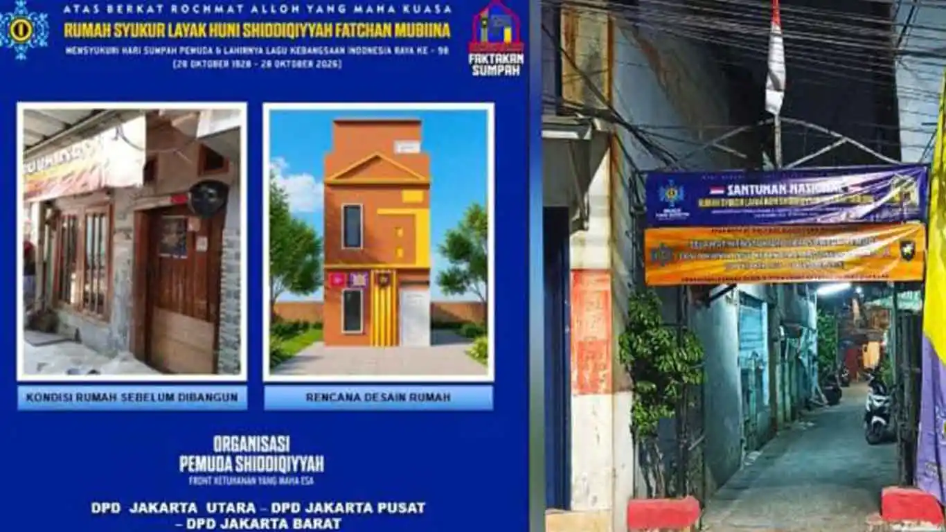 OPSHID Bangun 59 Rumah Gratis untuk Warga di Berbagai Daerah, Semangat Sumpah Pemuda