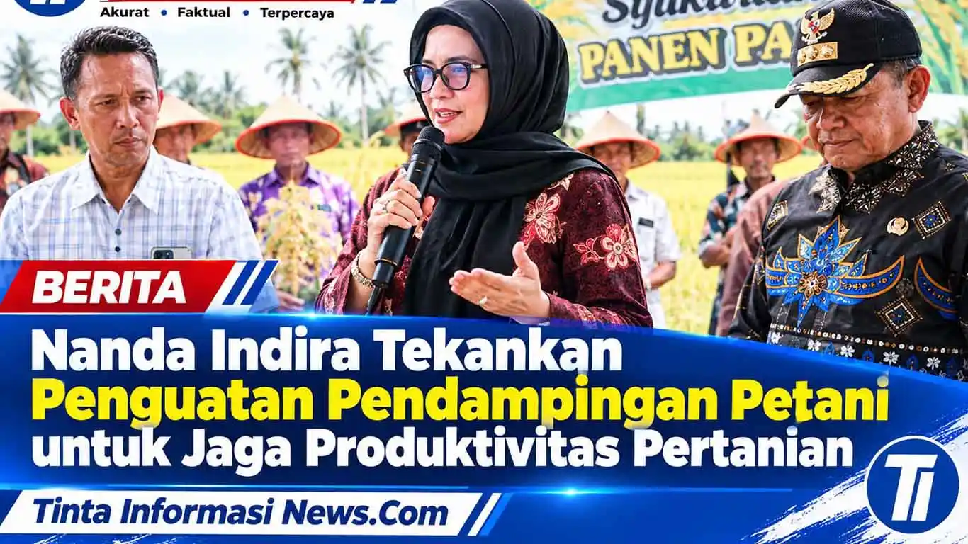 Panen Padi Meningkat di Pesawaran, Nanda Indira Dorong Penguatan Pendampingan Petani