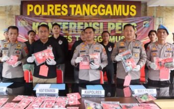 Operasi Antik Krakatau 2026, Polres Tanggamus Ungkap 25 Kasus Narkotika dan Amankan 27 Tersangka