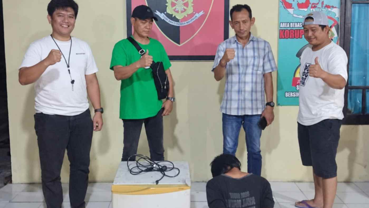 Polisi Tangkap Pelaku Spesialis Rumah Kosong di Kalianda, Kulkas Obat Disita