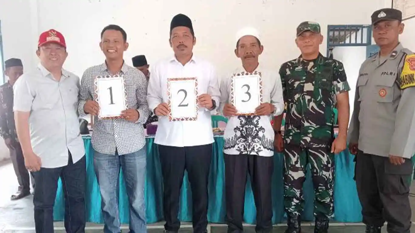 Pilkakam Karang Sari Lampung Tengah Diikuti Tiga Calon, Petahana Kembali Bertarung