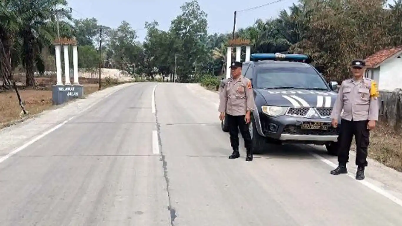 Polsek Padang Ratu Tingkatkan Patroli, Jaga Kamtibmas dan Cegah Gangguan Keamanan