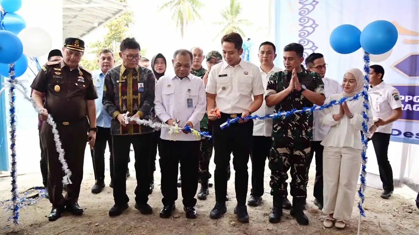 SPPG 3T Bandar Agung Diresmikan, Bupati Egi Soroti Gizi Anak dan Ekonomi Lokal