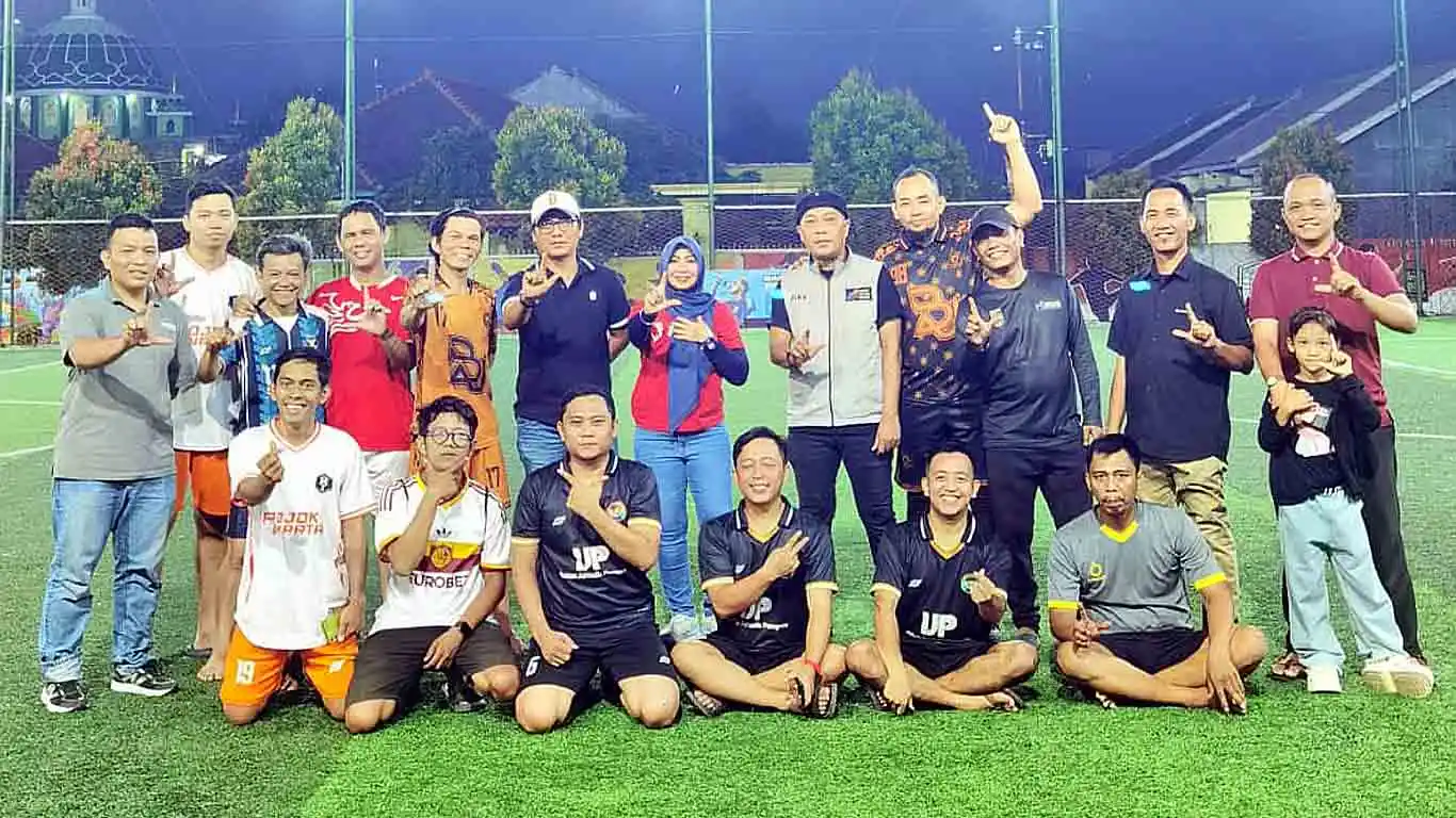 Tim Minisocer PWI Lampung Diminta Perkuat Kekompakan Jelang Porwanas