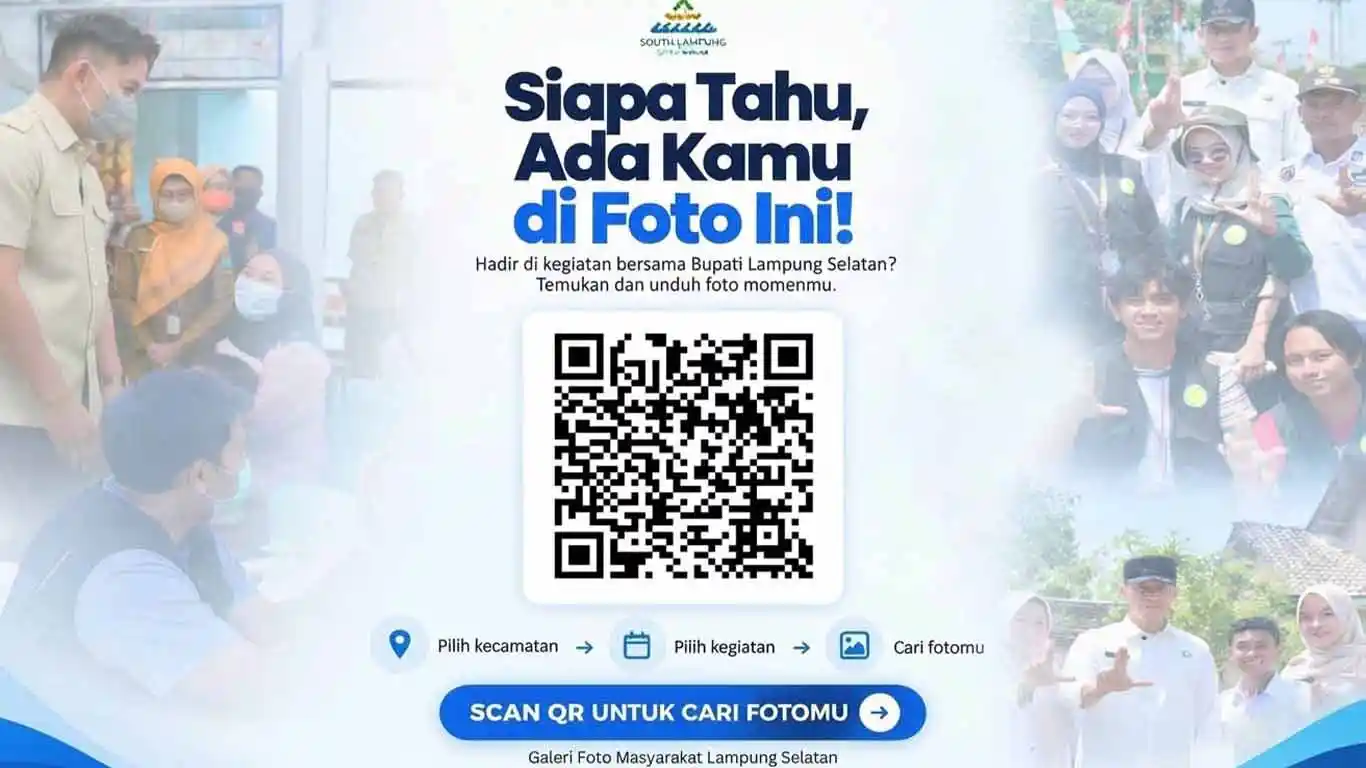 Warga Lampung Selatan Kini Bisa Akses dan Unduh Dokumentasi Kegiatan Pemkab Lewat QR Code